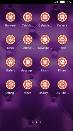 Purple Bed CLauncher Android Theme Image 2