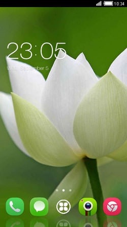 Simple Flower CLauncher Android Theme Image 1