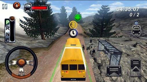 School Bus Driver: Hill Climb Android Game Image 1