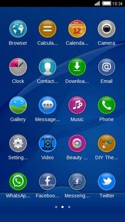 Blue And Stitch CLauncher Android Theme Image 2