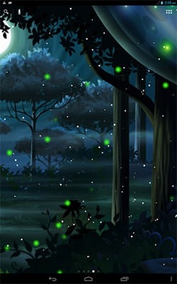 Firefly Forest Android Wallpaper Image 2