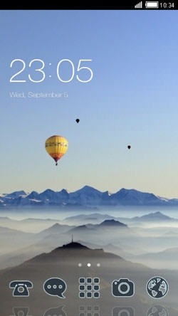 Hot Air Balloon CLauncher Android Theme Image 1