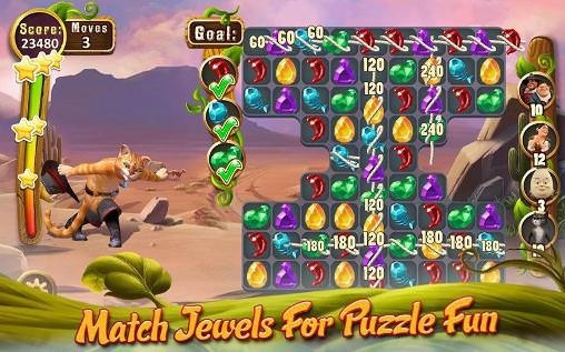 Puss In Boots: Jewel Rush Android Game Image 1