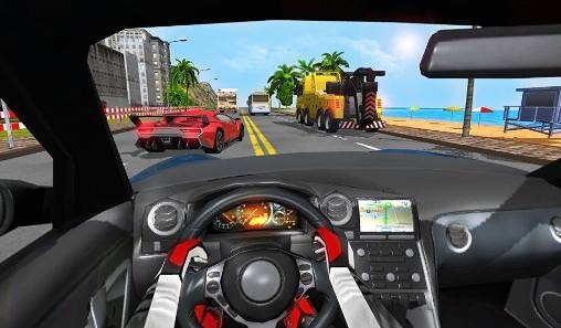 Racing In Car Turbo Android Game Image 2