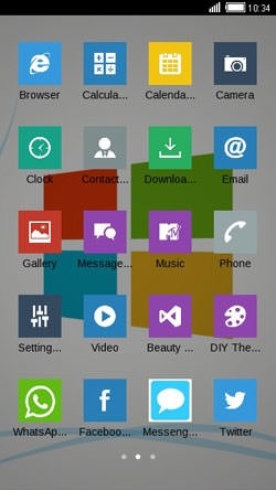 Metro CLauncher Android Theme Image 2