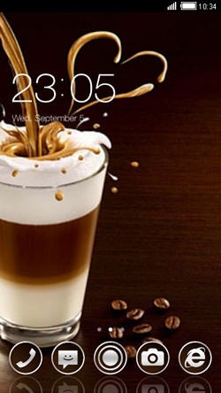 Cold Coffee CLauncher Android Theme Image 1