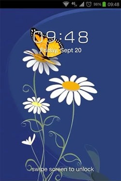 Flowers And Butterflies Android Wallpaper Image 1