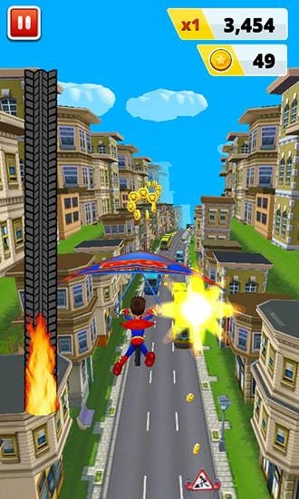 Subway Superhero Run 2 Android Game Image 2