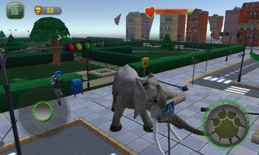 Ultimate Elephant Rampage 3D Android Game Image 2
