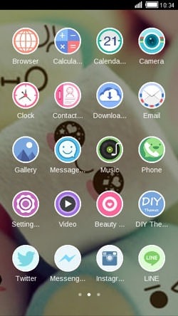 Cute Marshmallow CLauncher Android Theme Image 2