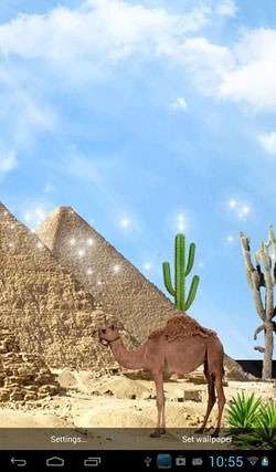 Egyptian Pyramids Android Wallpaper Image 1
