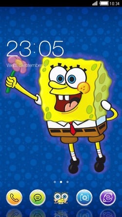 Spongebob CLauncher Android Theme Image 1