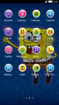 Spongebob CLauncher Android Theme Image 2
