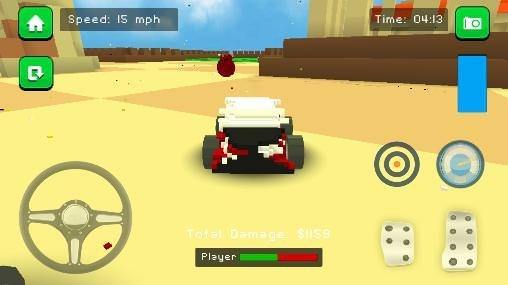 Blocky Demolition Derby Android Game Image 1