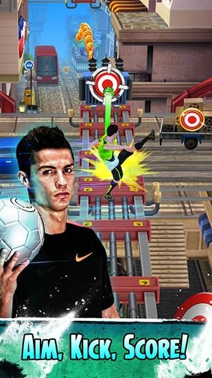 Cristiano Ronaldo: Kick&#039;n&#039;run Android Game Image 1