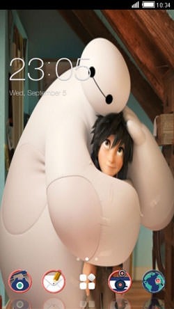 Big Hero 6 CLauncher Android Theme Image 1