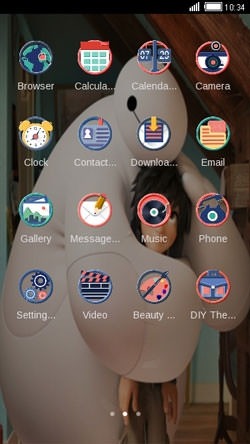 Big Hero 6 CLauncher Android Theme Image 2