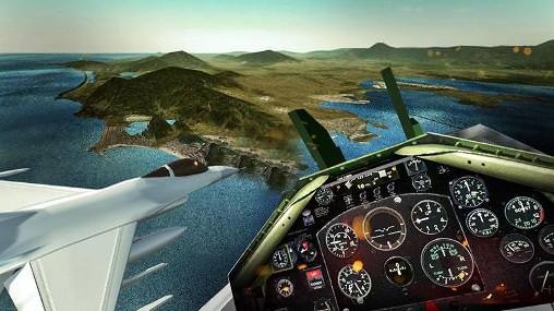 F18 Army Fly Fighter Jet 3D Android Game Image 1