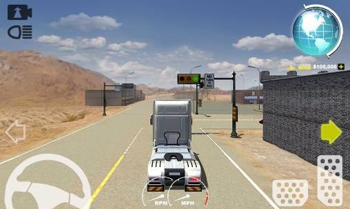 USA 3D Truck Simulator 2016 Android Game Image 1
