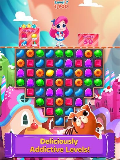 Candy Blast Mania: Travel Android Game Image 2