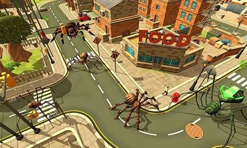 Spider Simulator: Amazing City! Android Game Image 1