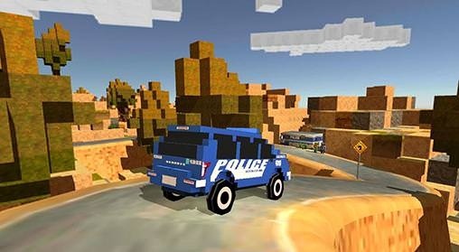 Blocky San Andreas Police 2017 Android Game Image 1