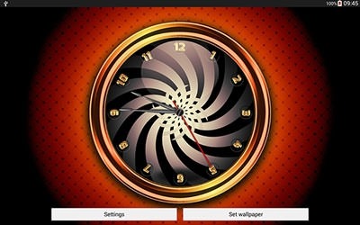 Hypno Clock Android Wallpaper Image 1