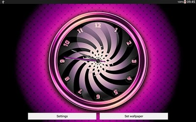 Hypno Clock Android Wallpaper Image 2