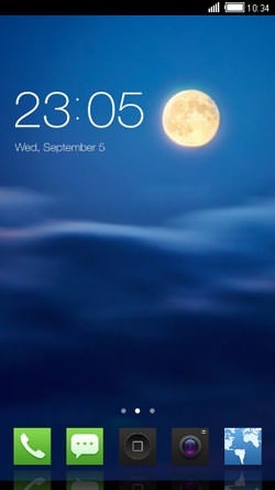Moon CLauncher Android Theme Image 1