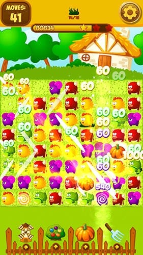 Happy Hay Farm World: Match 3 Android Game Image 1