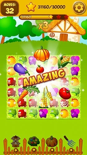 Happy Hay Farm World: Match 3 Android Game Image 2