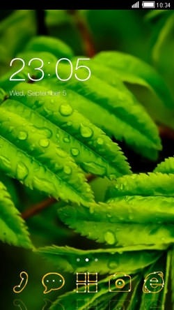 Plants CLauncher Android Theme Image 1