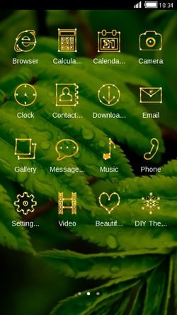 Plants CLauncher Android Theme Image 2
