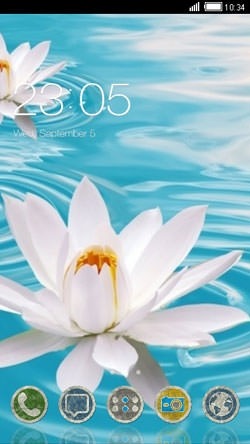 Water Lily CLauncher Android Theme Image 1