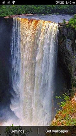 Waterfall 3D Android Wallpaper Image 1