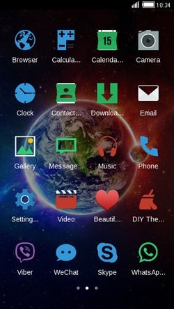 Earth CLauncher Android Theme Image 2