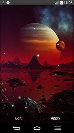 Space Planets Android Wallpaper Image 2