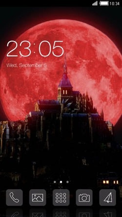 Castlevania Red Moon CLauncher Android Theme Image 1
