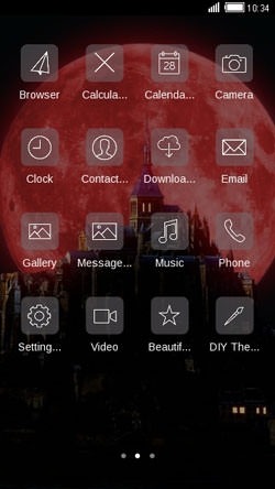 Castlevania Red Moon CLauncher Android Theme Image 2