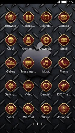 iPhone CLauncher Android Theme Image 2