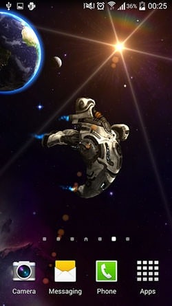 Space Explorer 3D Android Wallpaper Image 1