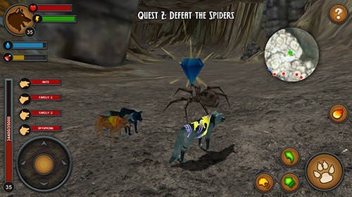 Wolves Of The Forest Android Game Image 1