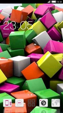 Blocks CLauncher Android Theme Image 1