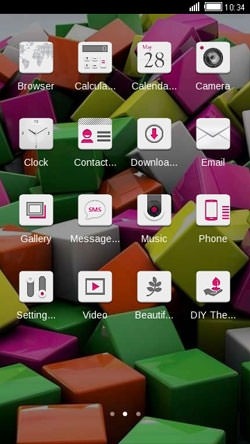 Blocks CLauncher Android Theme Image 2
