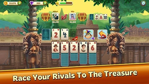 Solitaire Treasure Hunt Android Game Image 1