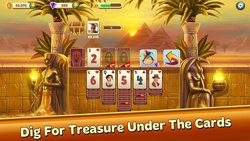 Solitaire Treasure Hunt Android Game Image 2