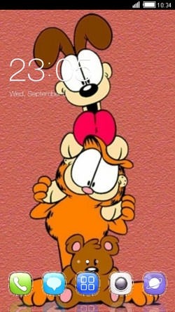 Garfield CLauncher Android Theme Image 1
