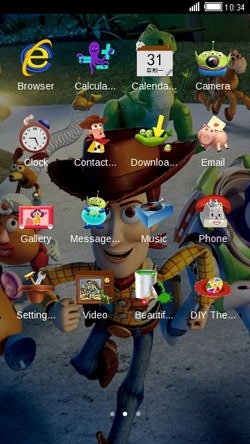 Toy Story CLauncher Android Theme Image 2