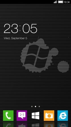 Windows 9 CLauncher Android Theme Image 1