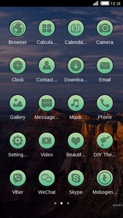 Mountains CLauncher Android Theme Image 2